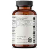 Futurebiotics cápsulas junto a una regla para escala, beneficio de tamaño práctico