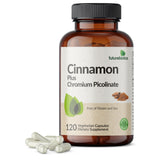 Futurebiotics envase frontal mostrando canela y cromo, beneficio de confianza