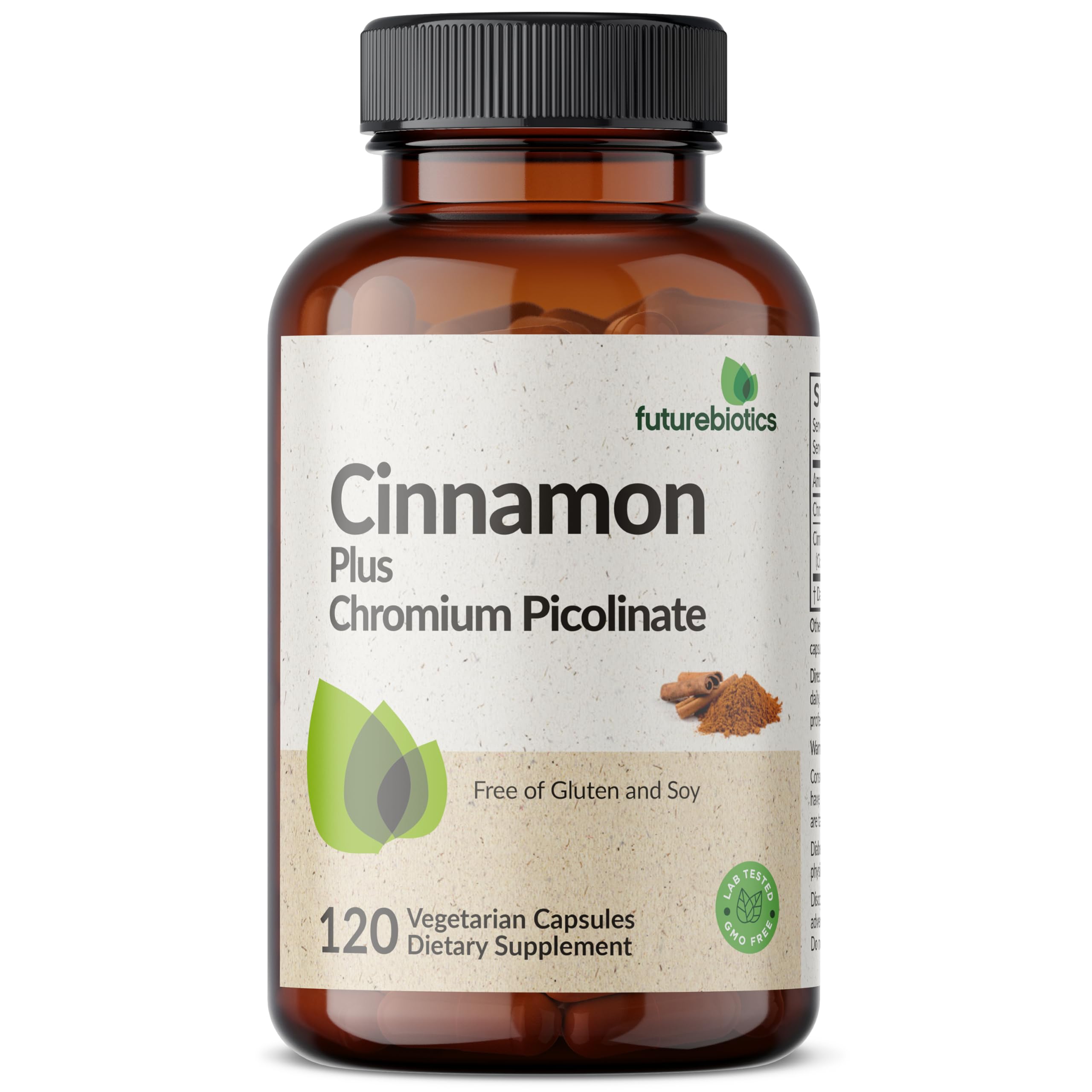 Futurebiotics polvo de canela en textura, beneficio de ingredientes naturales
