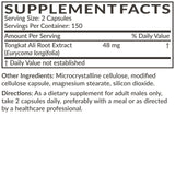Futurebiotics etiqueta con ingredientes y certificaciones cGMP, evidencia de calidad