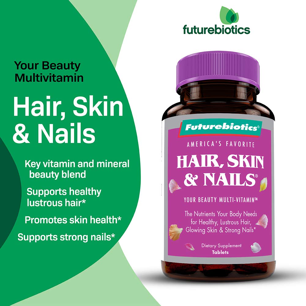 Futurebiotics etiqueta nutricional visible con ingredientes y dosis claras