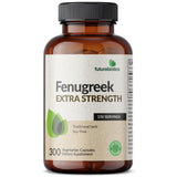 Futurebiotics fenugreek cápsulas en primer plano, textura suave y fácil de tragar