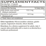 Futurebiotics primer plano de cardo mariano y diente de león indicando origen natural