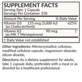 Futurebiotics lista de ingredientes resaltando pureza y calidad