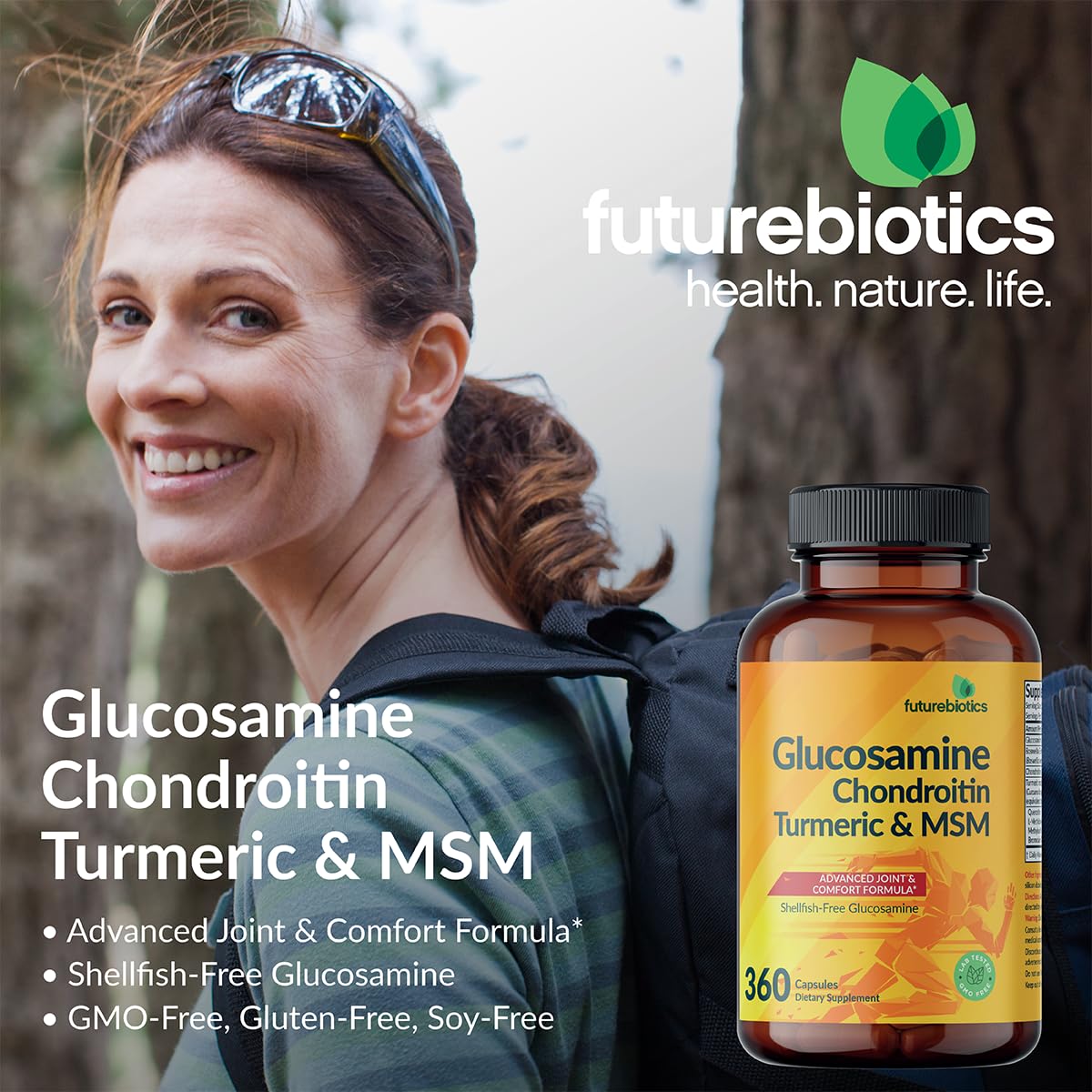 Futurebiotics detalle de textura de la cápsula para apreciar acabado