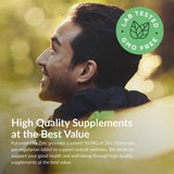 Futurebiotics etiqueta nutricional destacando 50 mg por tableta