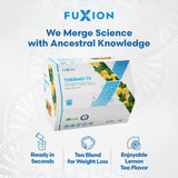 FuXion Thermo T3 detalle del polvo mostrando mezcla fina y solubilidad