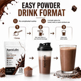 Cuchara medidora con porción de Fuxvao Apex Labs que facilita control de dosis