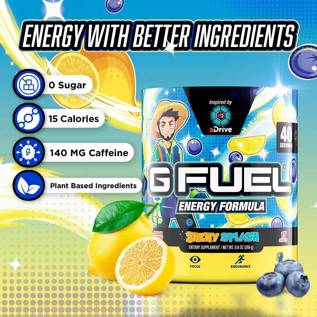 G Fuel polvo aDrive textura cercana que facilita disolución rápida