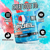 Polvo Snow Cone de G Fuel textura fina apta para disolución rápida