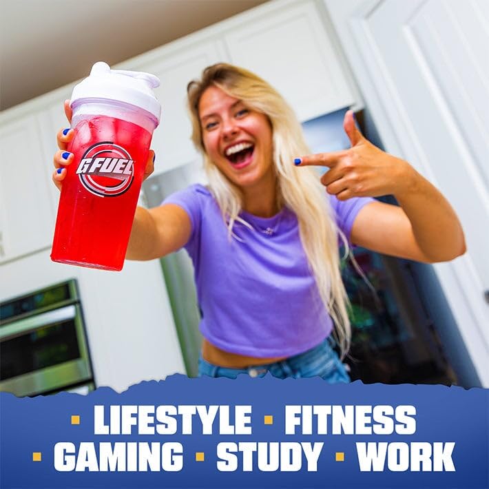 G Fuel etiqueta de ingredientes mostrando vitaminas y antioxidantes