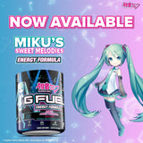 G Fuel polvo Sweet Melodies primer plano mostrando textura fina y facilidad de mezcla