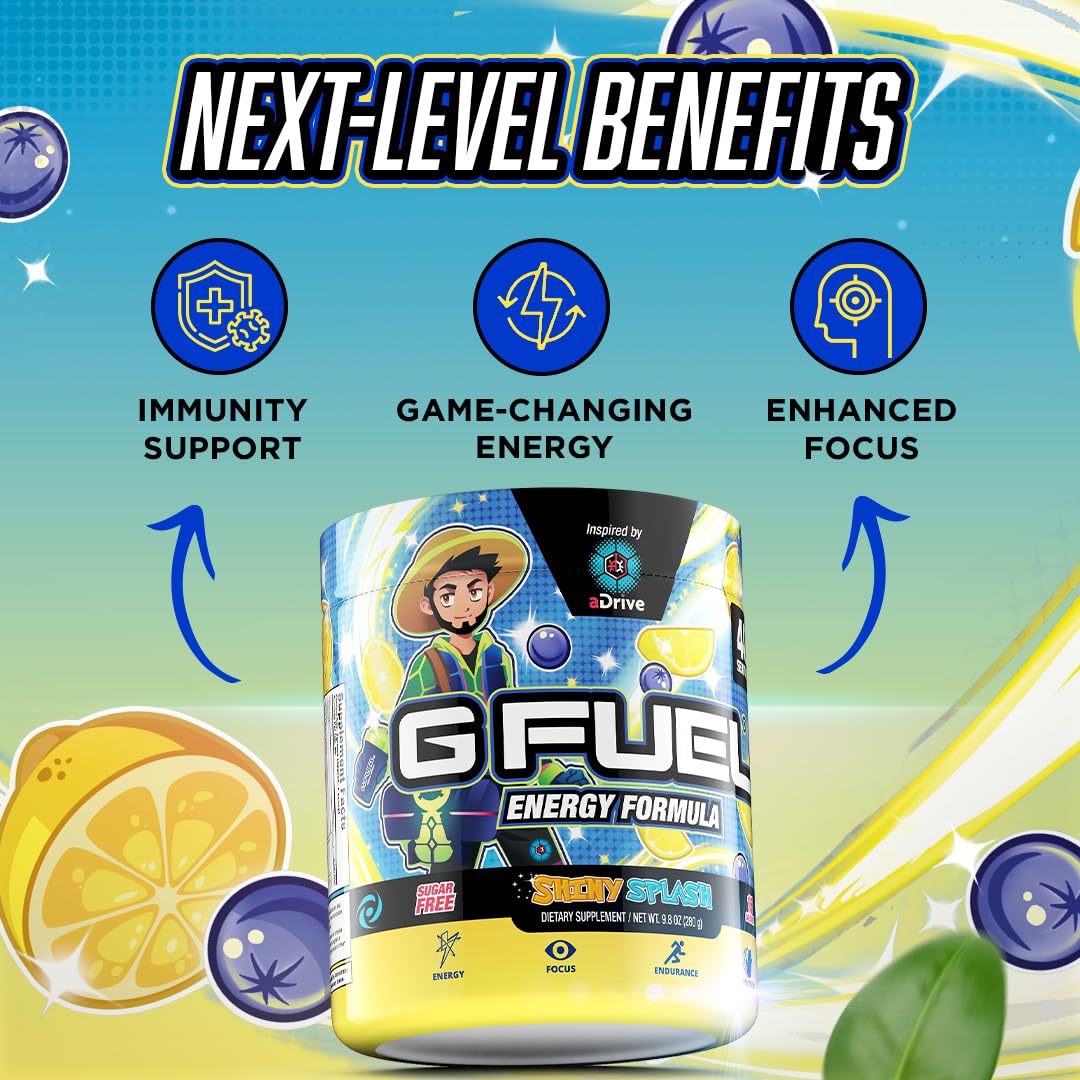 G Fuel bebida preparada en vaso, bebida refrescante lista para usar