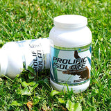 G6 Sports etiqueta nutricional en primer plano resaltando 25 g proteína y 100 calorías