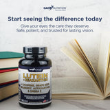 Gade Nutrition botella con etiqueta lateral resaltando vitaminas y antioxidantes
