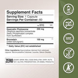 GADE NUTRITION etiqueta con lista de ingredientes y pureza garantizada
