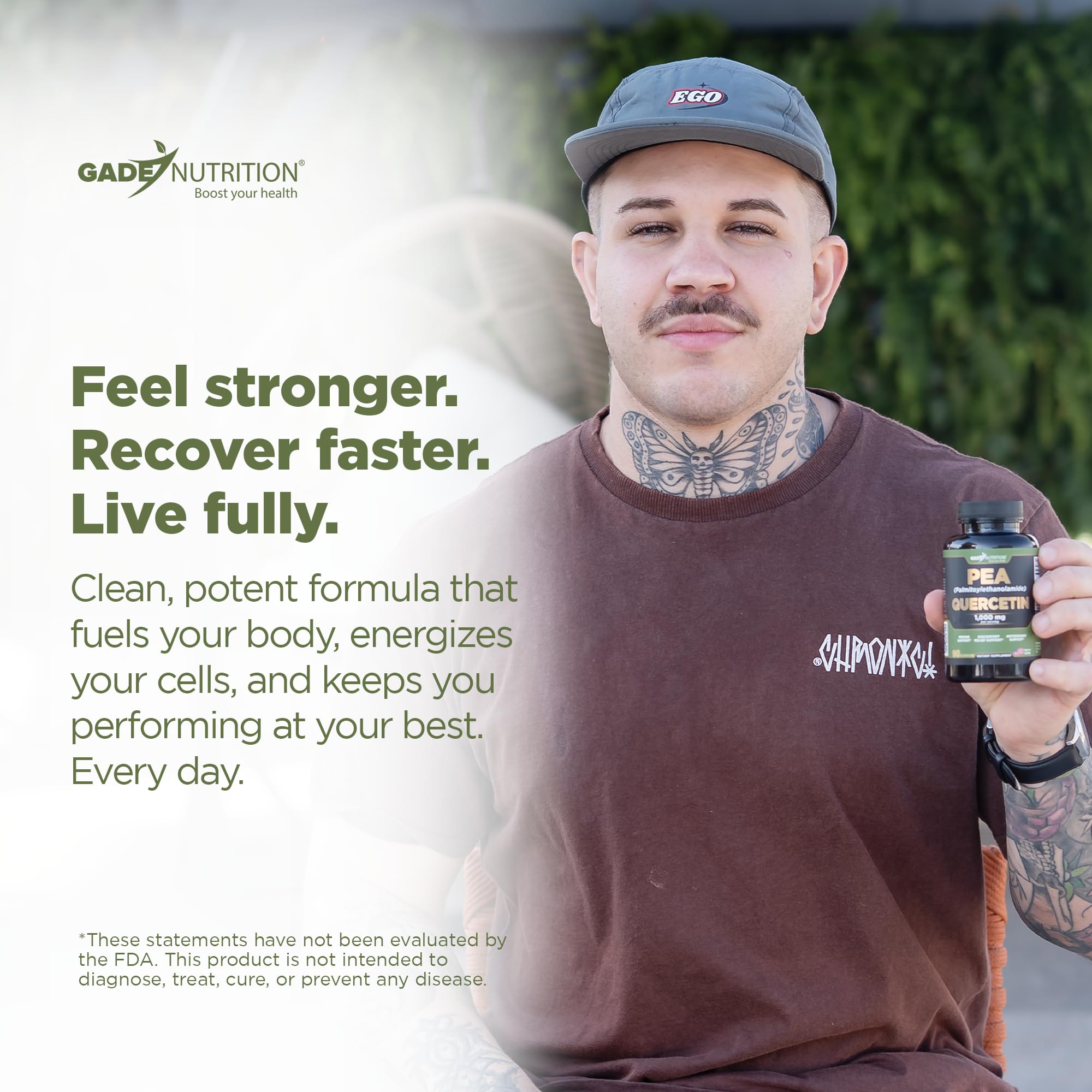Gade Nutrition producto en ambiente hogareño que transmite bienestar