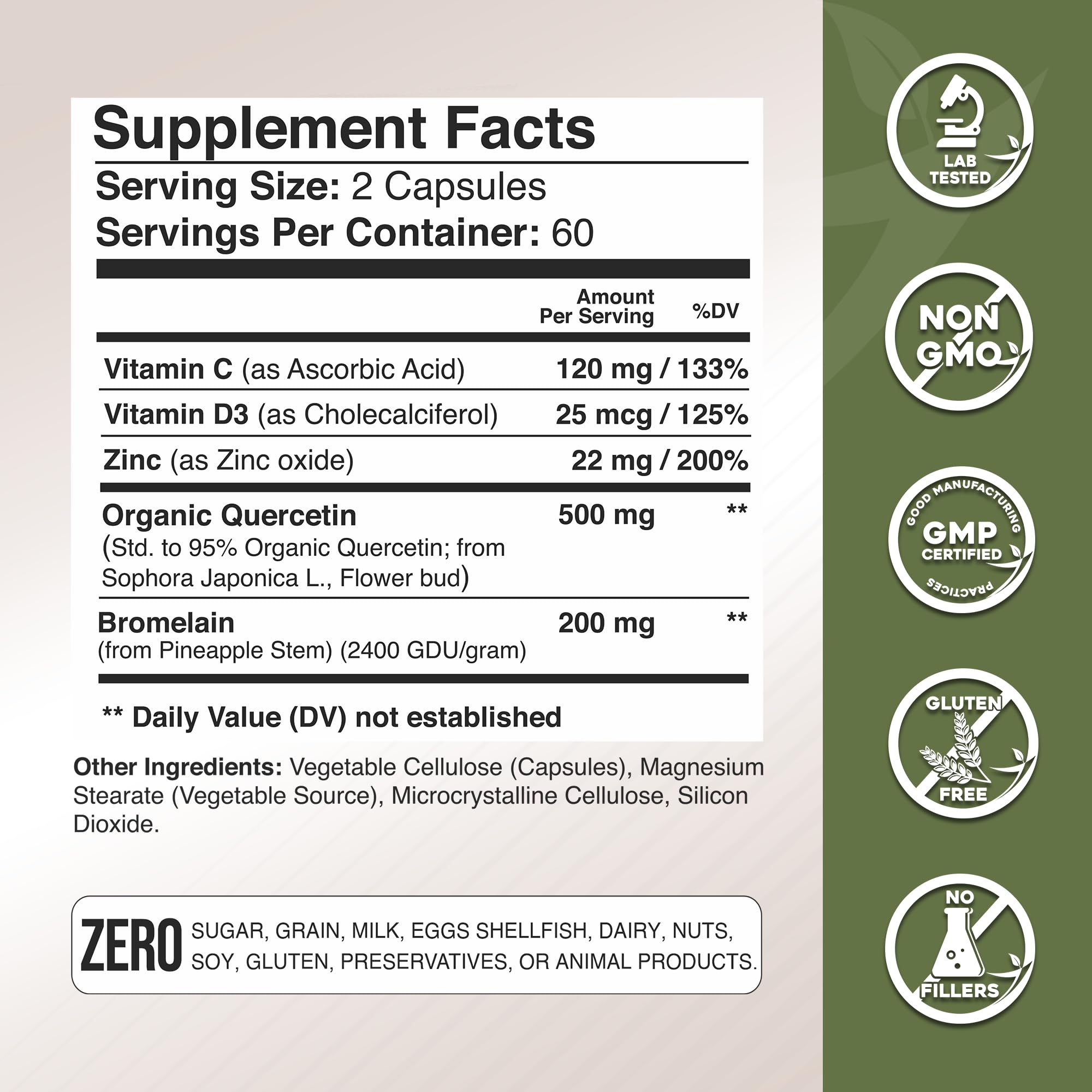 GADE NUTRITION etiqueta con ingredientes clave y dosis claras