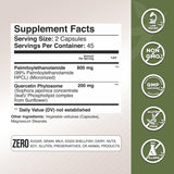 Gade Nutrition etiqueta nutricional con información de ingredientes