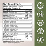 Gade Nutrition listado de ingredientes que destaca las diez formas de magnesio