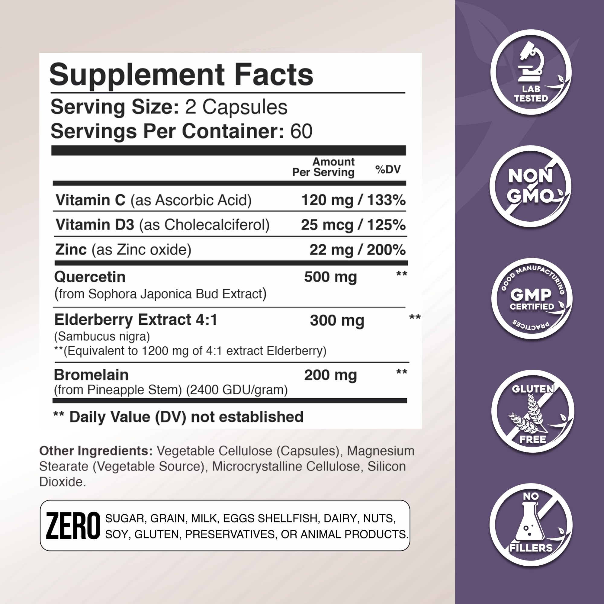 Gade Nutrition tabla de ingredientes que destaca dosis y combinación sinérgica