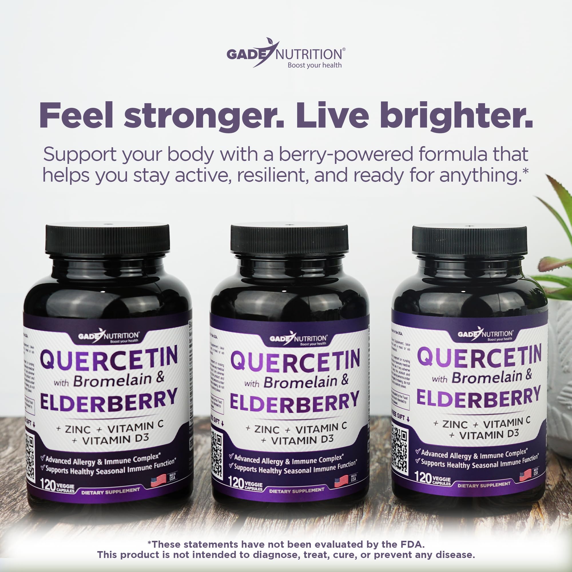 Gade Nutrition piña representando bromelina para mejor absorción de quercetina