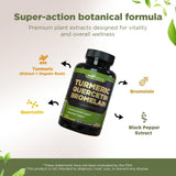 Gade Nutrition polvo de cúrcuma en primer plano que evidencia la pureza