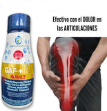 Gaf multivitamínico botella abierta con tapa dosificadora para uso fácil