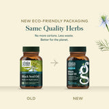 Gaia Herbs semillas de nigella sativa como origen natural del aceite