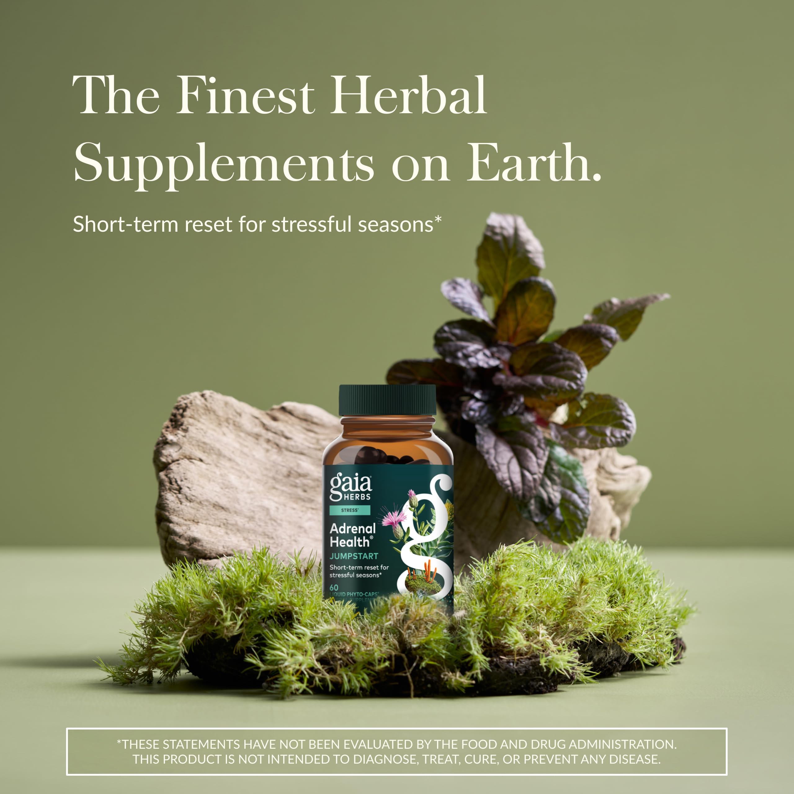 Gaia Herbs cápsula líquida abierta mostrando extracto y mejor absorción