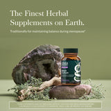 Gaia Herbs cápsulas veganas en primer plano, fácil ingestión y pureza