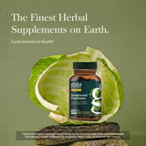 Gaia Herbs cápsulas líquidas en primer plano, visibilizan facilidad de ingesta