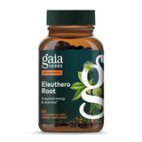 Gaia Herbs envase frontal mostrando producto y beneficio para energía