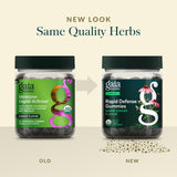 Gaia Herbs etiqueta con certificación USDA Organic y calidad orgánica