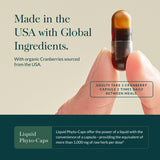 Gaia Herbs etiqueta legible con información de ingredientes y dosificación