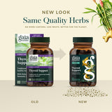 Gaia Herbs etiqueta con información de ingredientes y trazabilidad