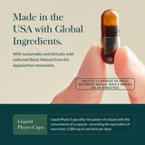 Gaia Herbs etiqueta con lista de ingredientes y trazabilidad clara