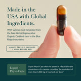 Gaia Herbs etiqueta con ingredientes y claridad en la formulación