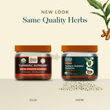 Gaia Herbs etiqueta nutricional en primer plano para transparencia de ingredientes