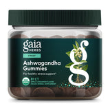 Gaia Herbs frasco frontal mostrando etiqueta y beneficio soporte al estrés