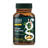 Gaia Herbs botella frontal mostrando el envase y beneficio digestivo