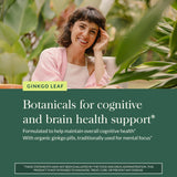 Gaia Herbs etiqueta con información nutricional transparencia y claridad