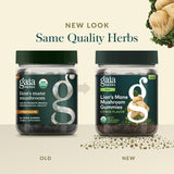 Gomas Gaia Herbs junto a un desayuno equilibrado resaltando integración diaria
