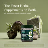 Gaia Herbs primer plano de textura de gomita mostrando suavidad apetecible