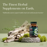 Gaia Herbs cápsulas veganas en primer plano con textura y facilidad de ingestión