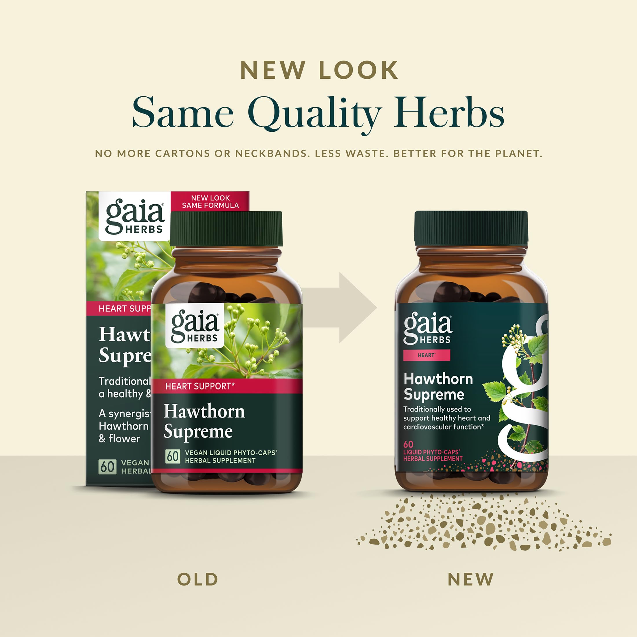 Gaia Herbs polvo de extracto mostrando textura y pureza