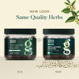 Gaia Herbs canela y jengibre junto a gomitas, sabor natural