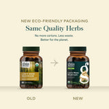 Sello USDA Organic en producto Gaia Herbs que indica cultivo orgánico certificado