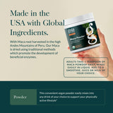 Gaia Herbs batido con maca, energía natural sin cafeína
