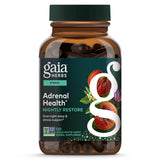 Gaia Herbs envase frontal con diseño claro y beneficio de apoyo nocturno